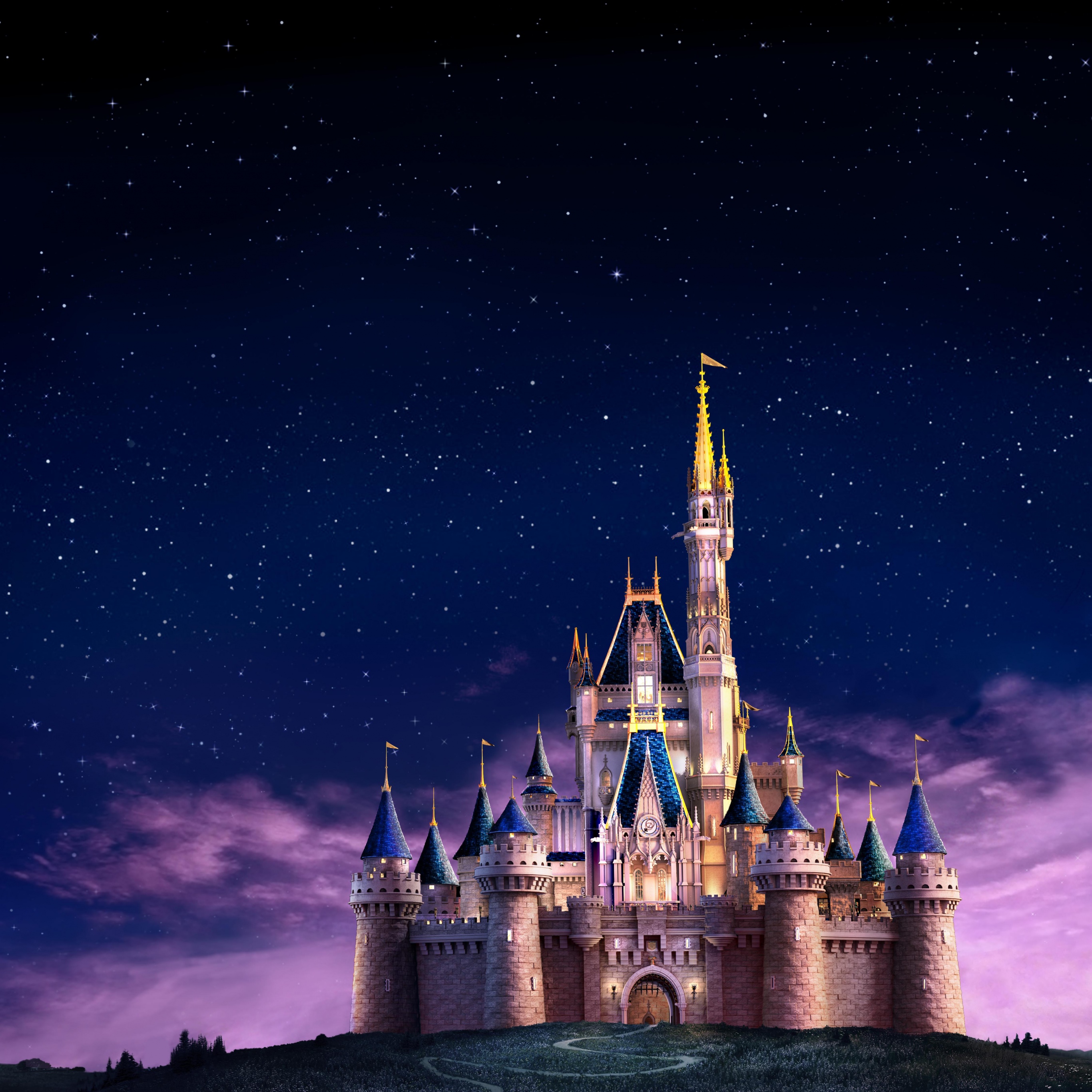 Cinderella Castle Wallpaper 4K, Walt