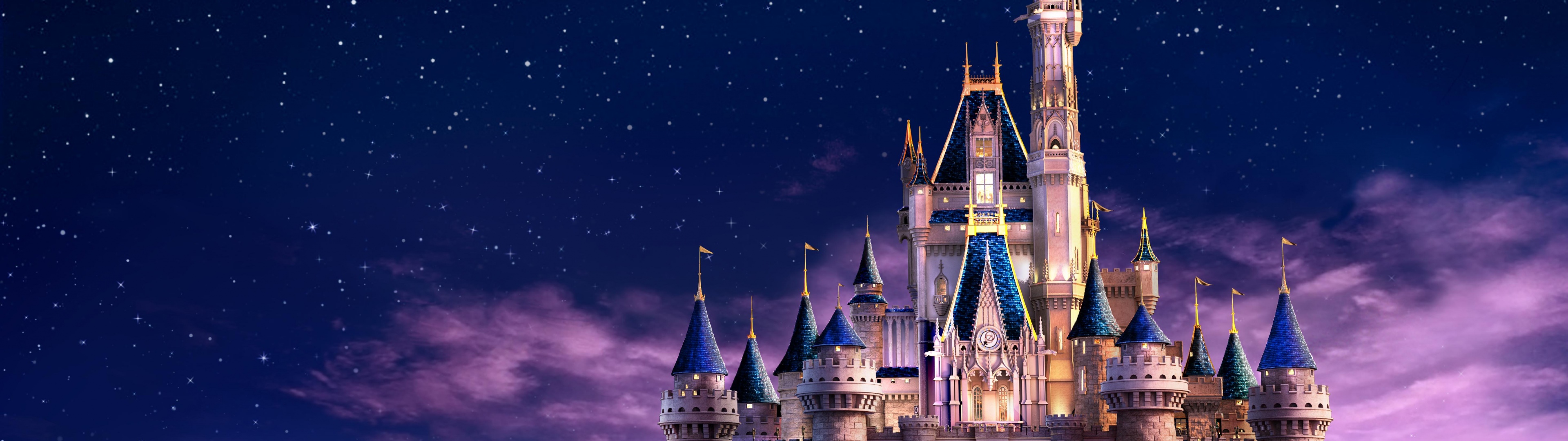 Cinderella Castle Wallpaper 4K, Walt