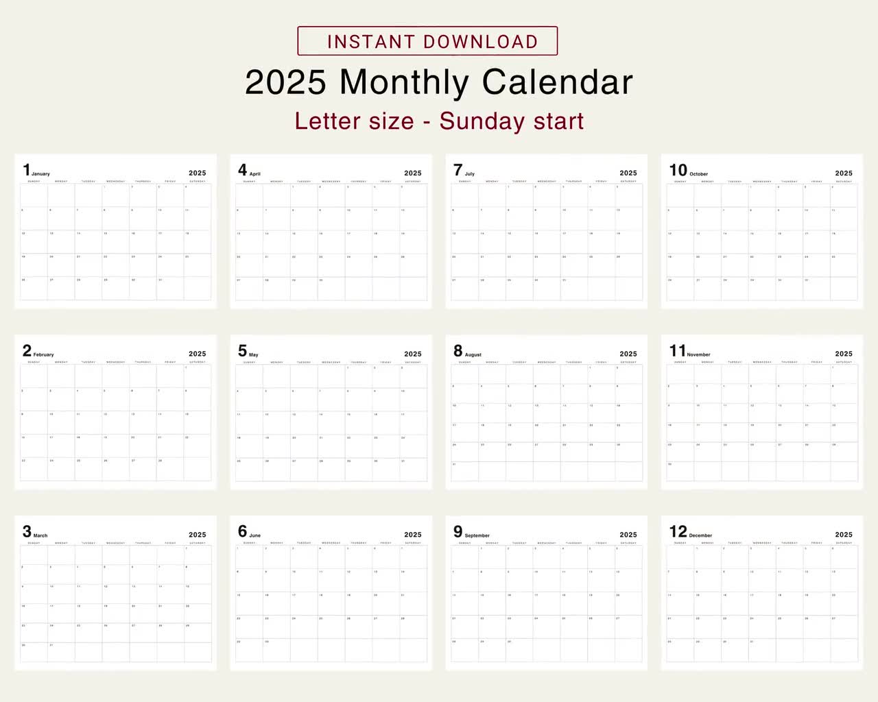 Calendar 2025 Wallpapers Wallpaper Cave