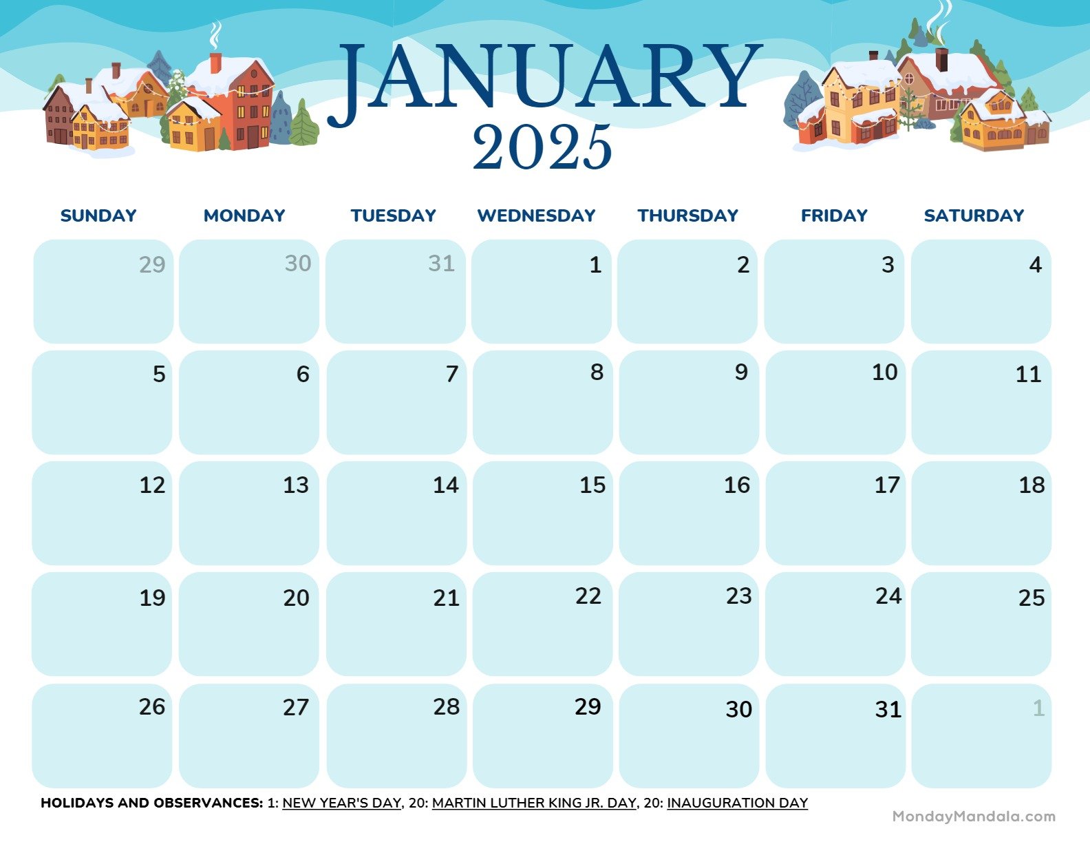 January 2025 Calendar Background Wallpaper 2025au