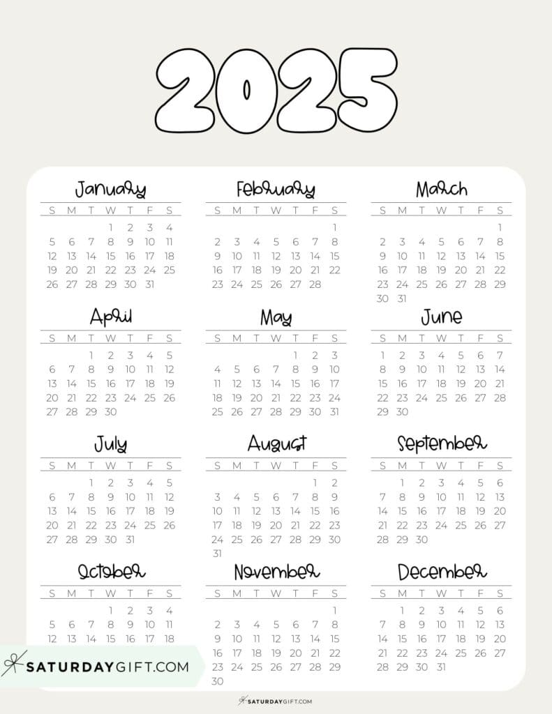 Calendar 2025 Wallpapers - Wallpaper Cave