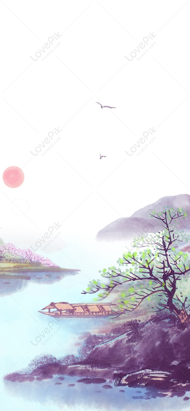 Chinese Painting Landscape Mobile Phone