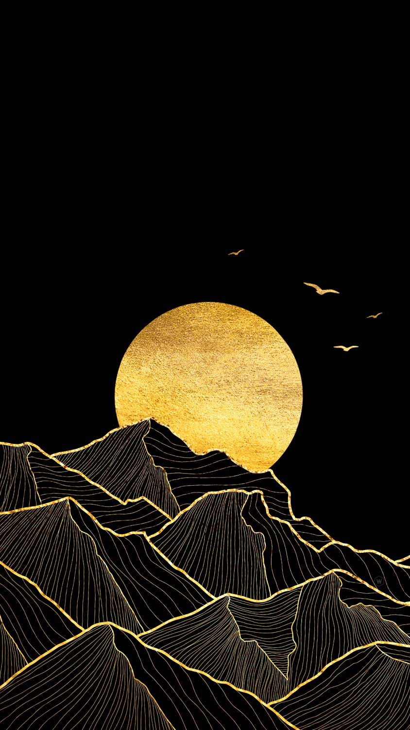 Golden Sunrise IPhone Wallpaper HD