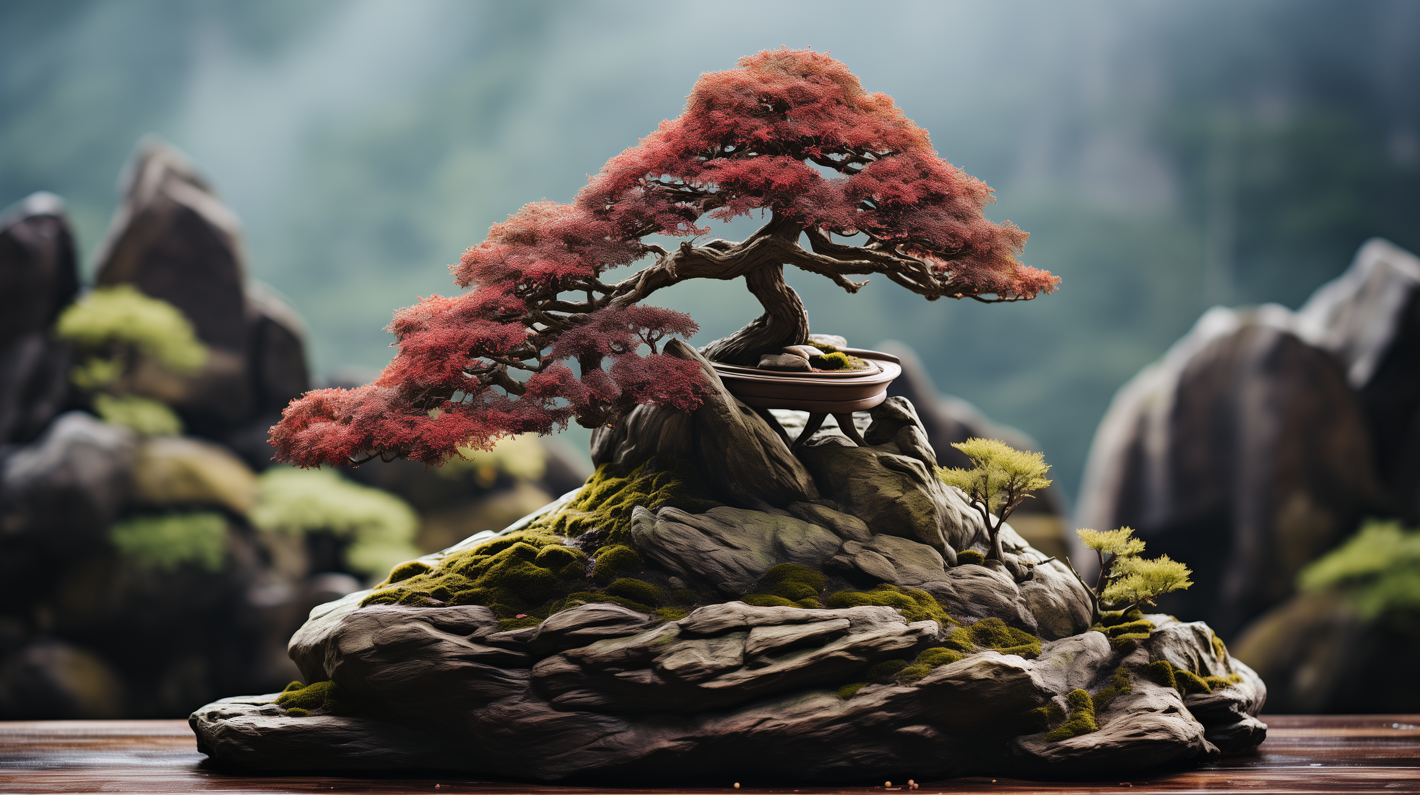 Bonsai Tree HD Desktop Wallpaper