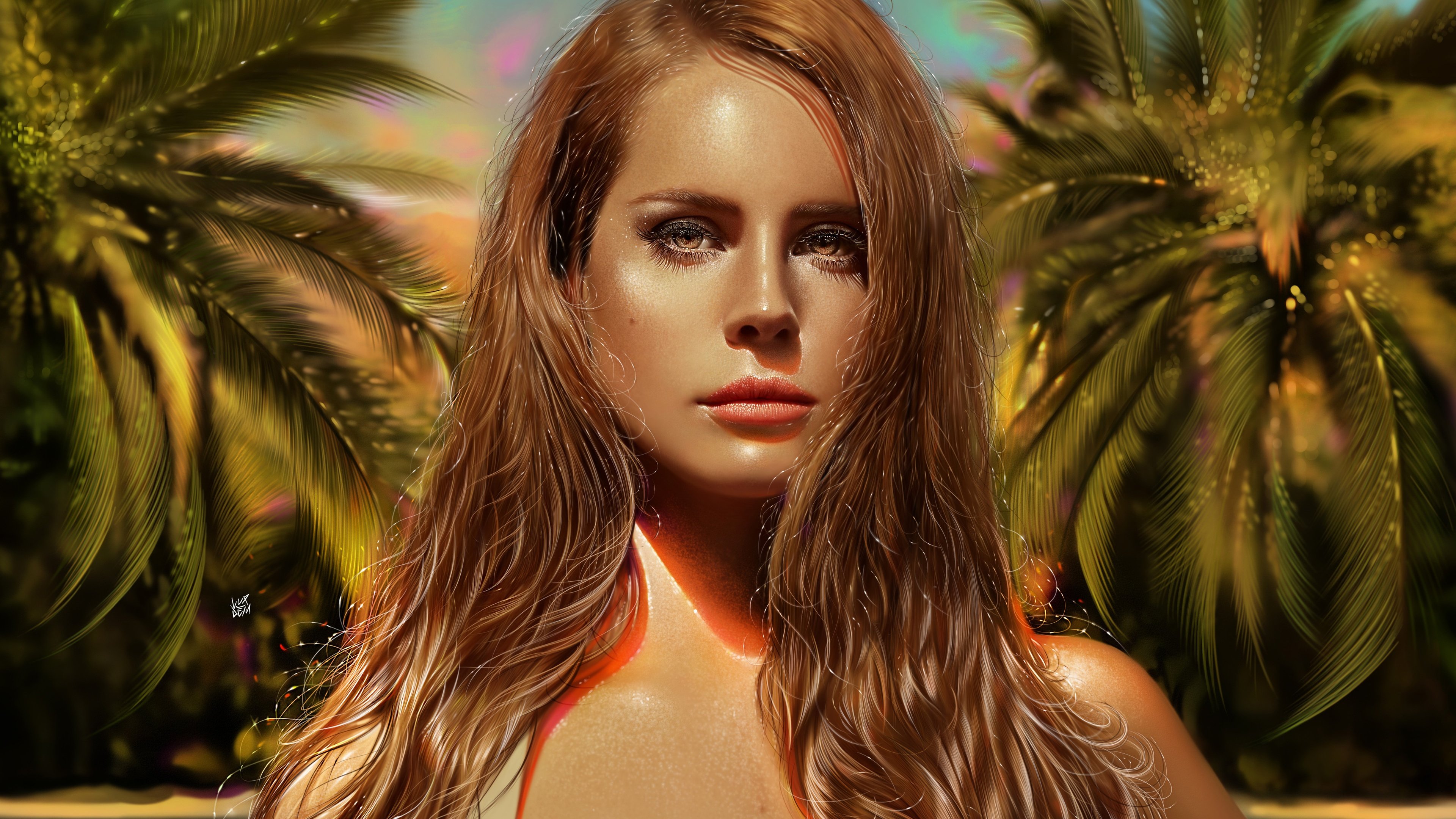 Lana Del Rey Wallpaper 4K, Portrait