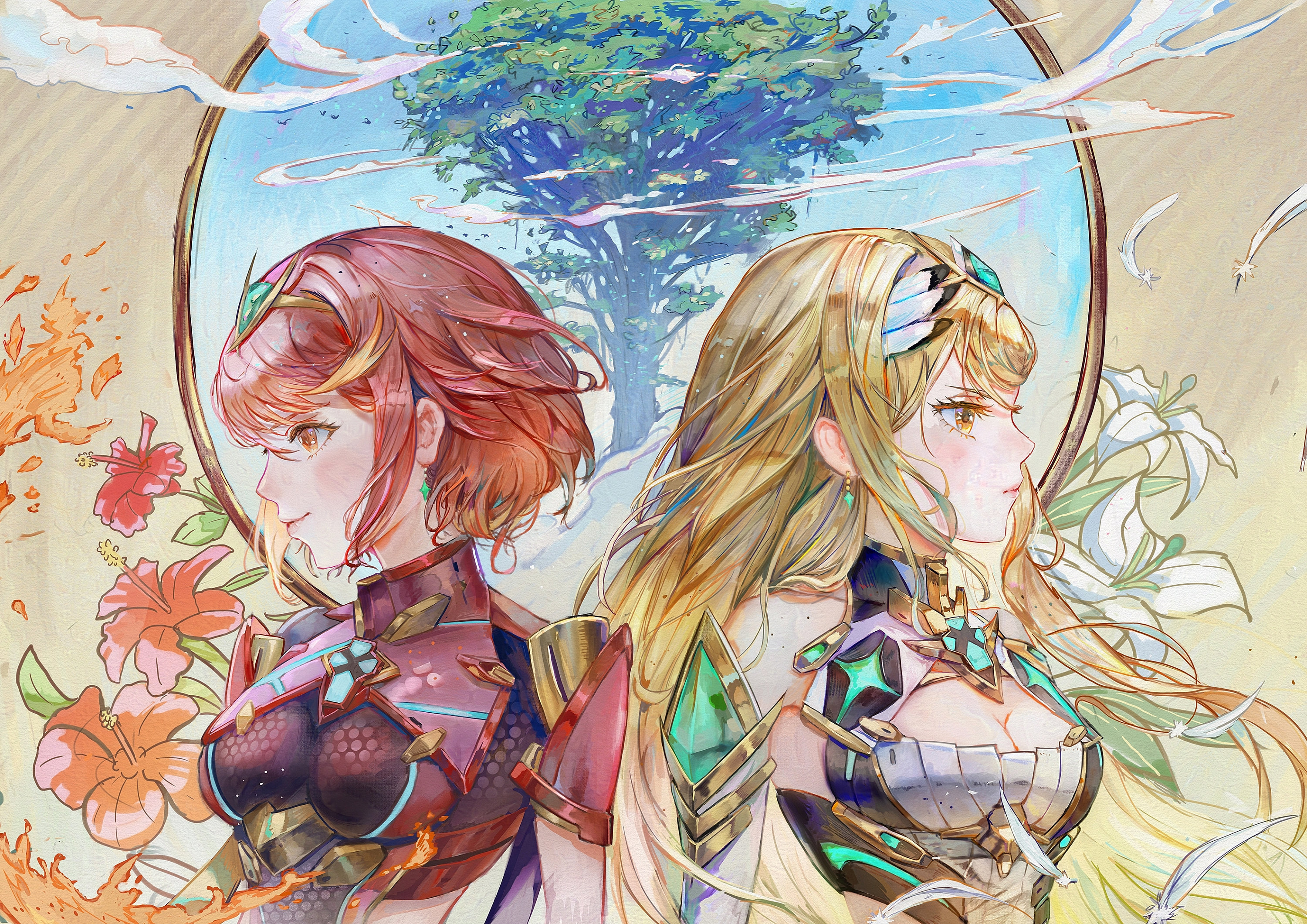 Pyra And Mythra Computer Wallpapers - Wallpaper Cave