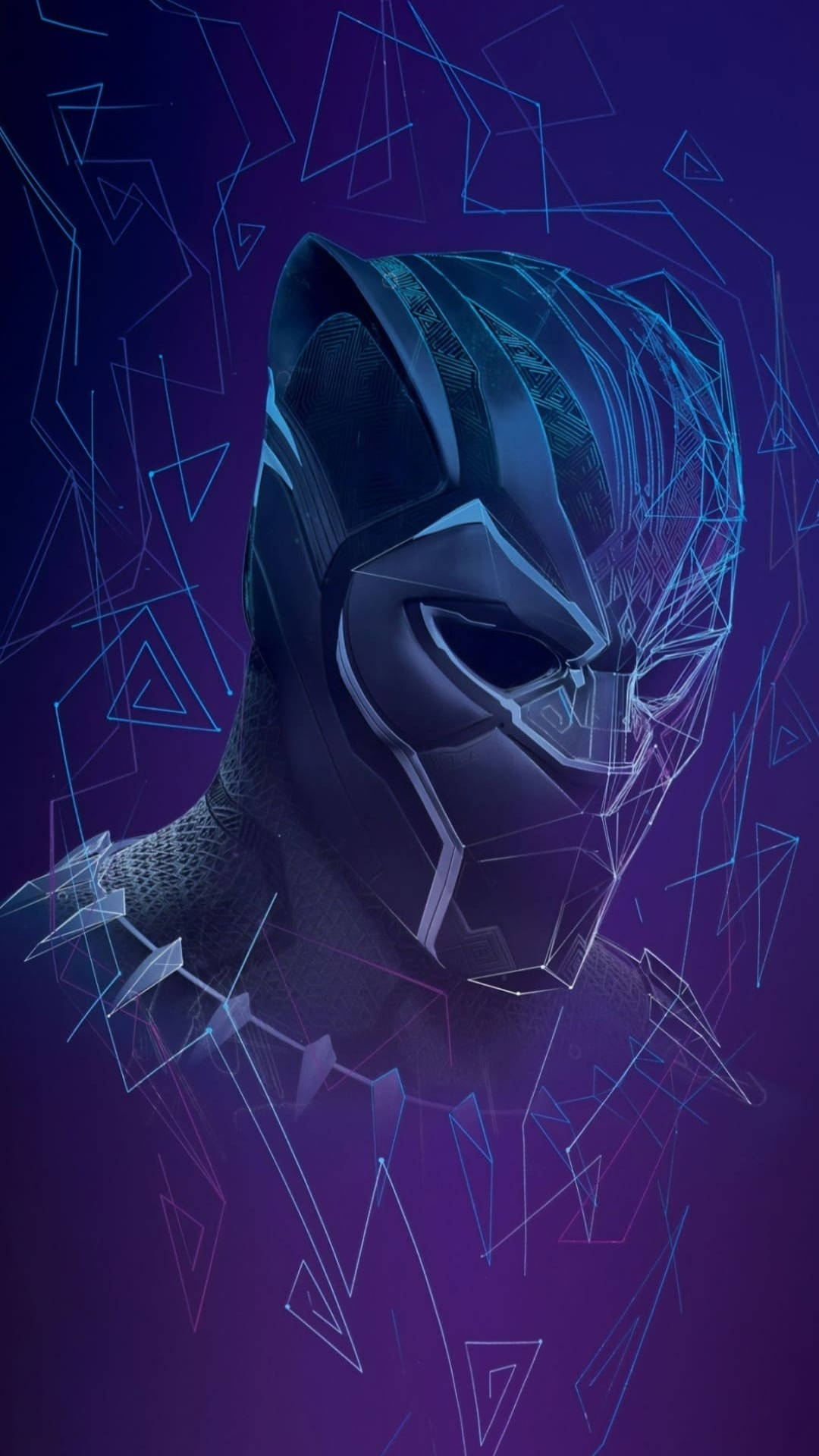 Marvel black panther mask Wallpaper
