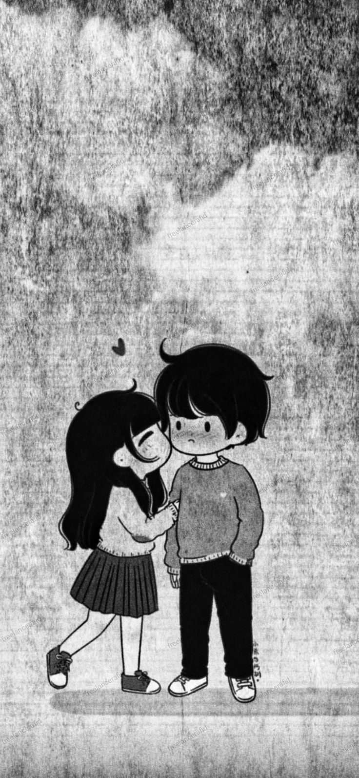 Hd cute wallpaper, Cute couple drawings