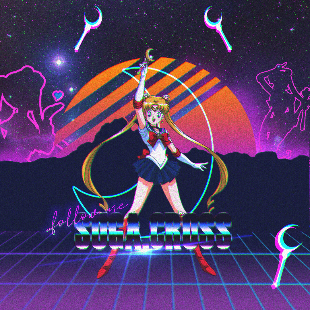 Retrowave Anime Girls