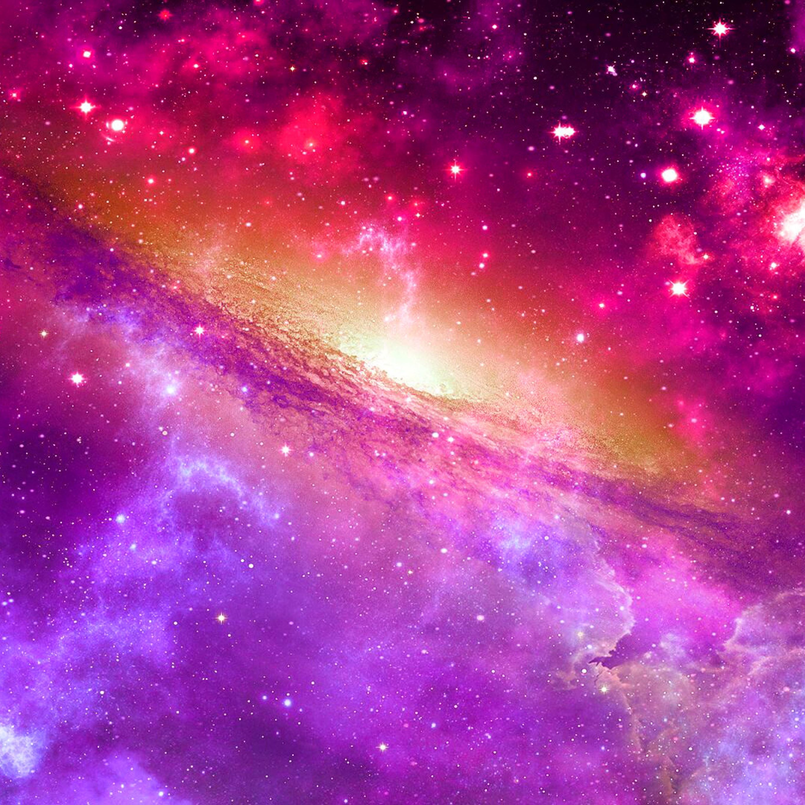 Space universe nebula star light iPad