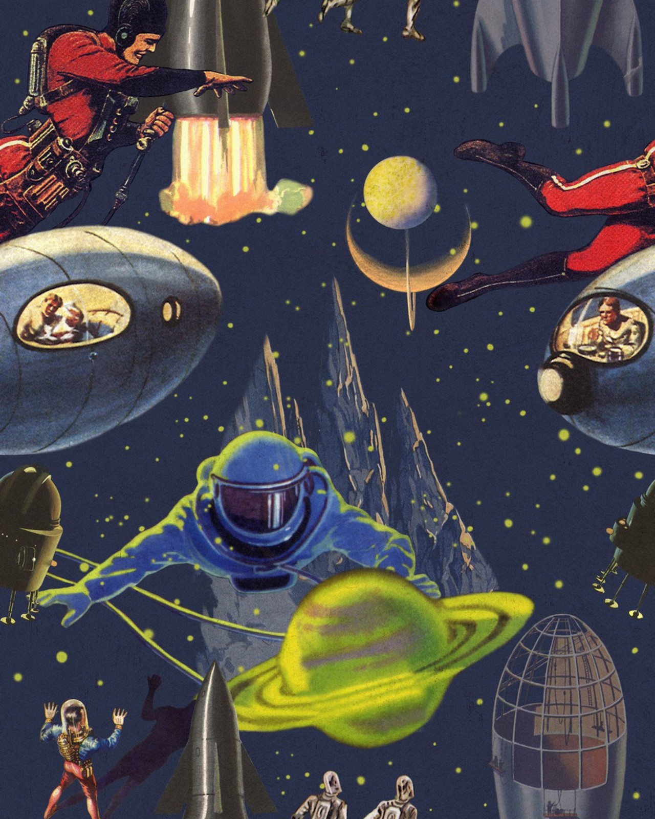 INTERGALACTIC Premium Wallpaper