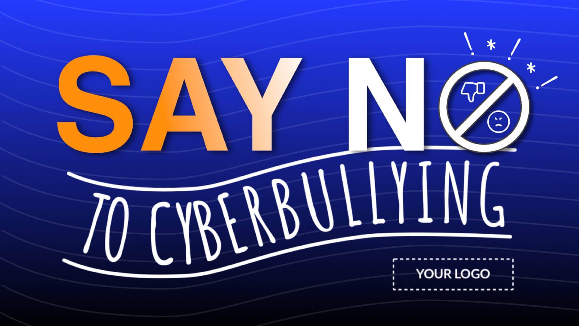 Cyberbullying Signage