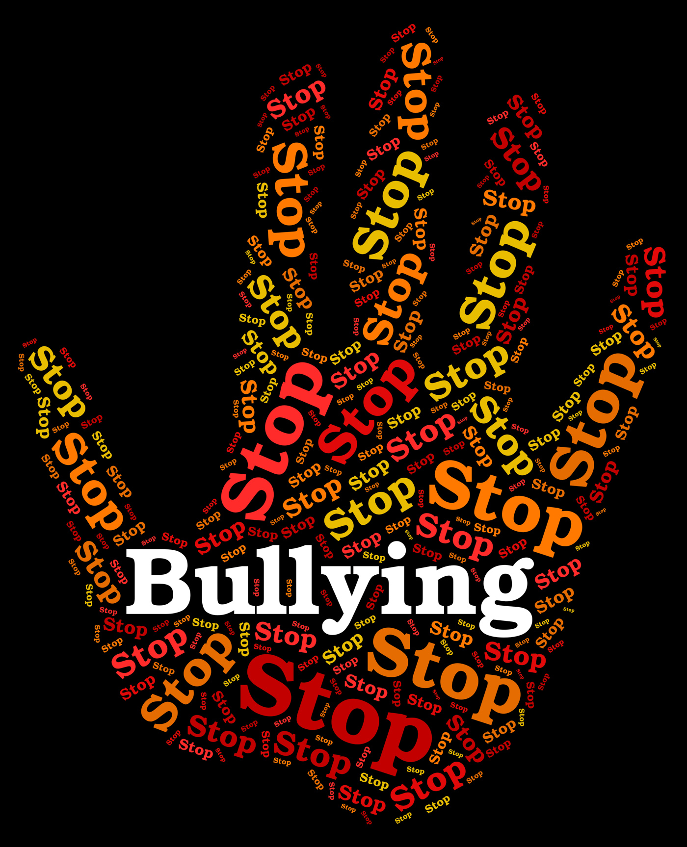 Stop Bullying Indicates Push Around