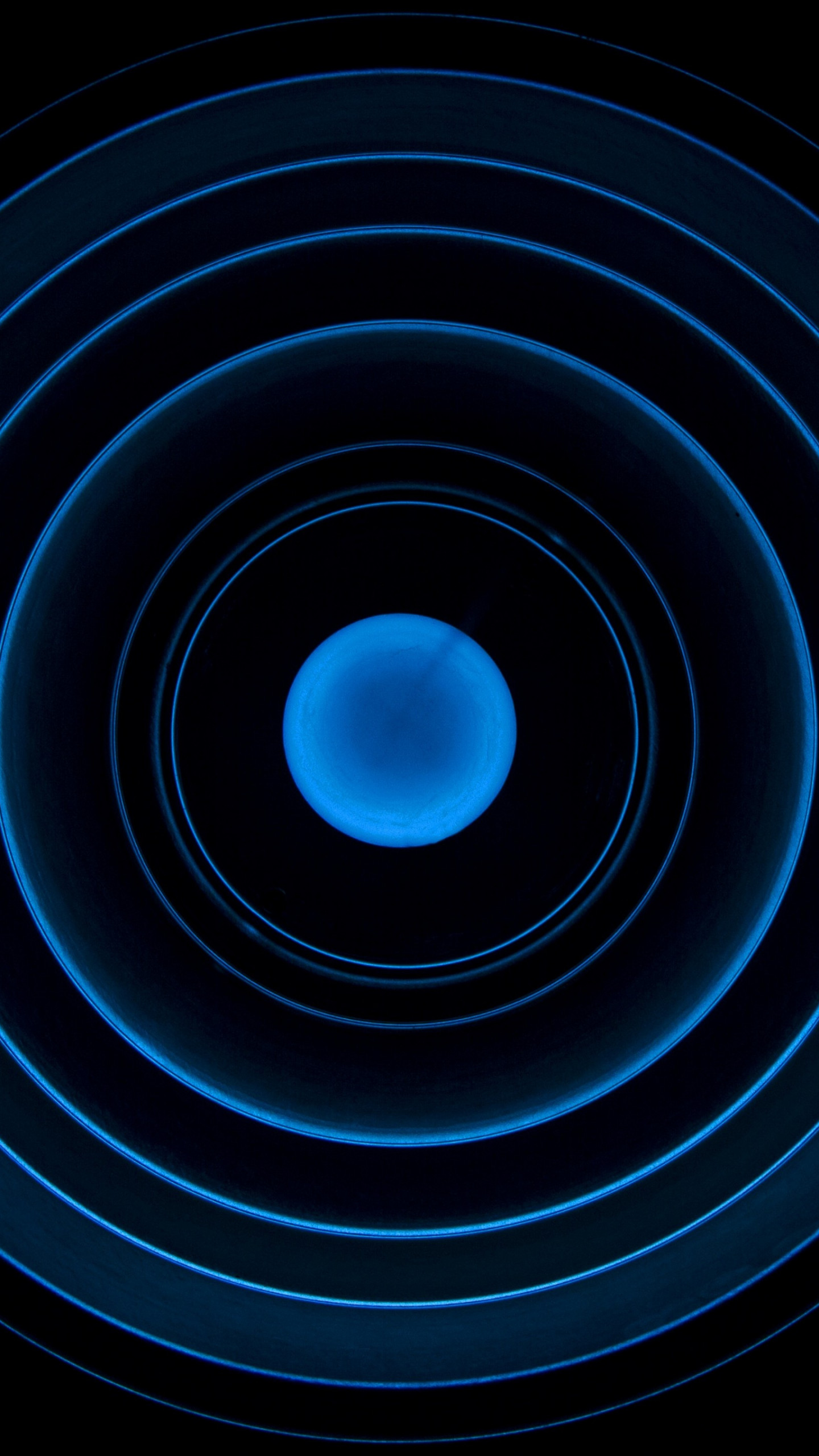 Wallpaper circle, abstract, black, 4k