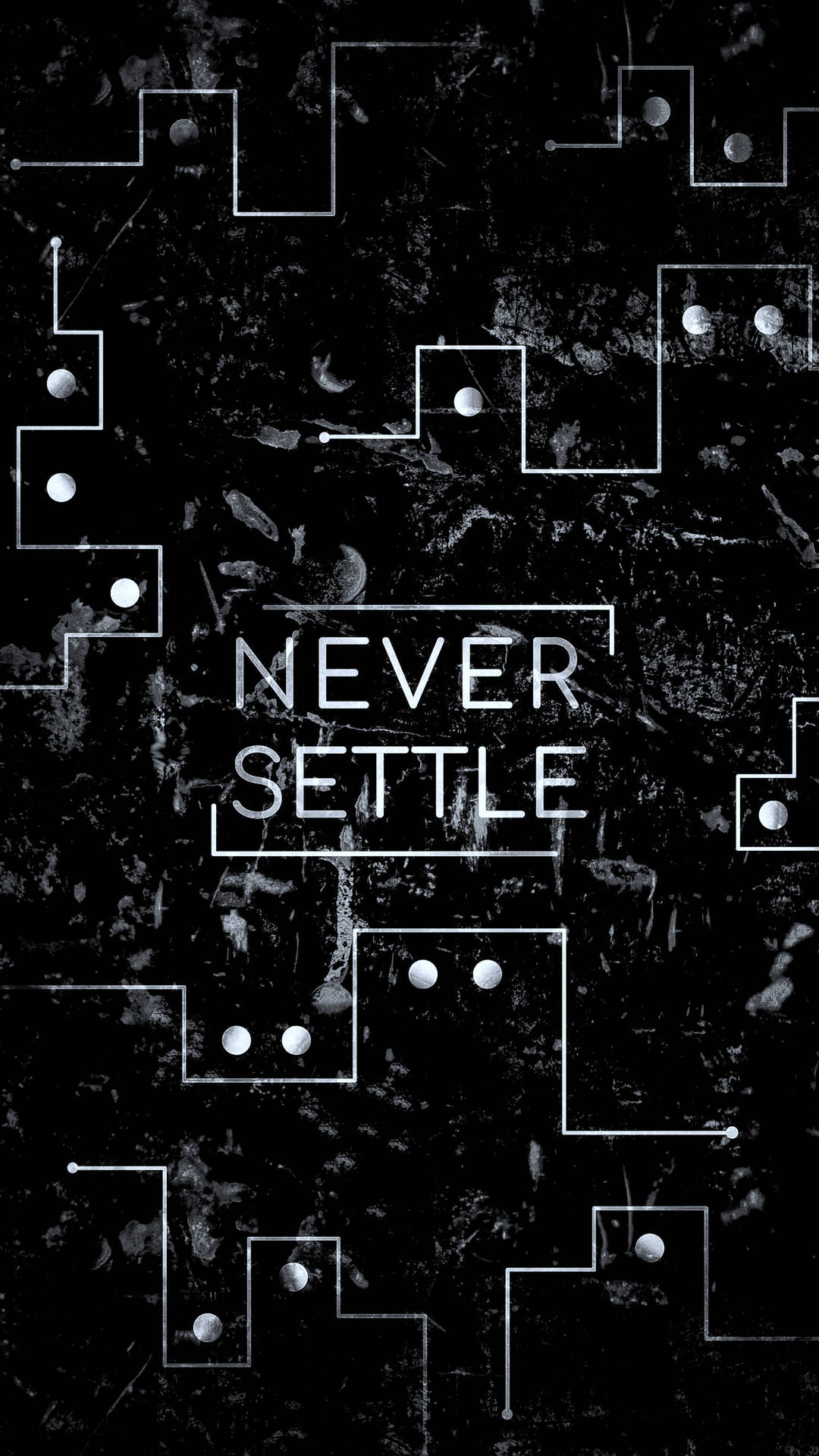 Never Settle Quote Wallpaper