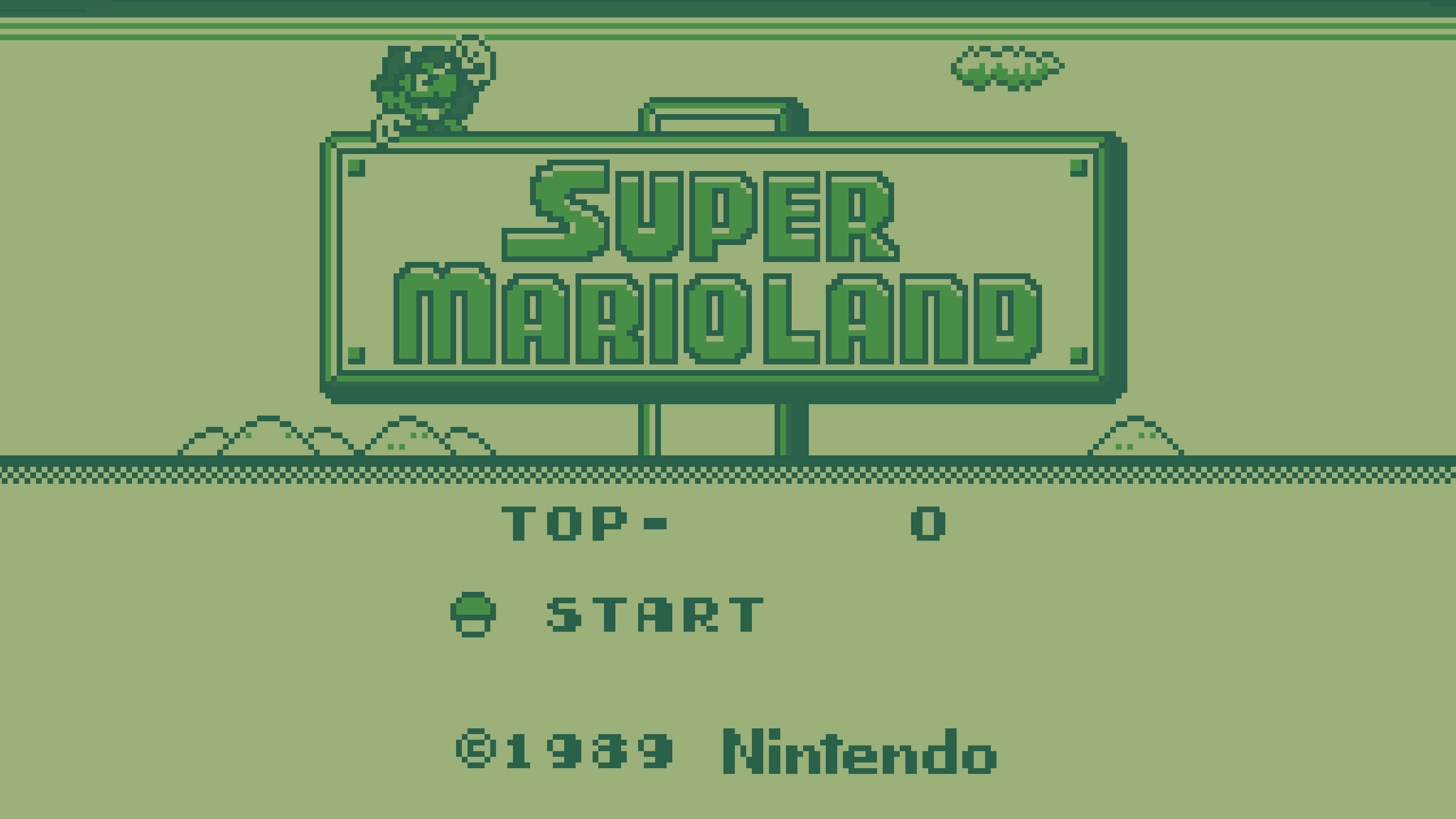 Super Mario Land Game Boy Screenshot