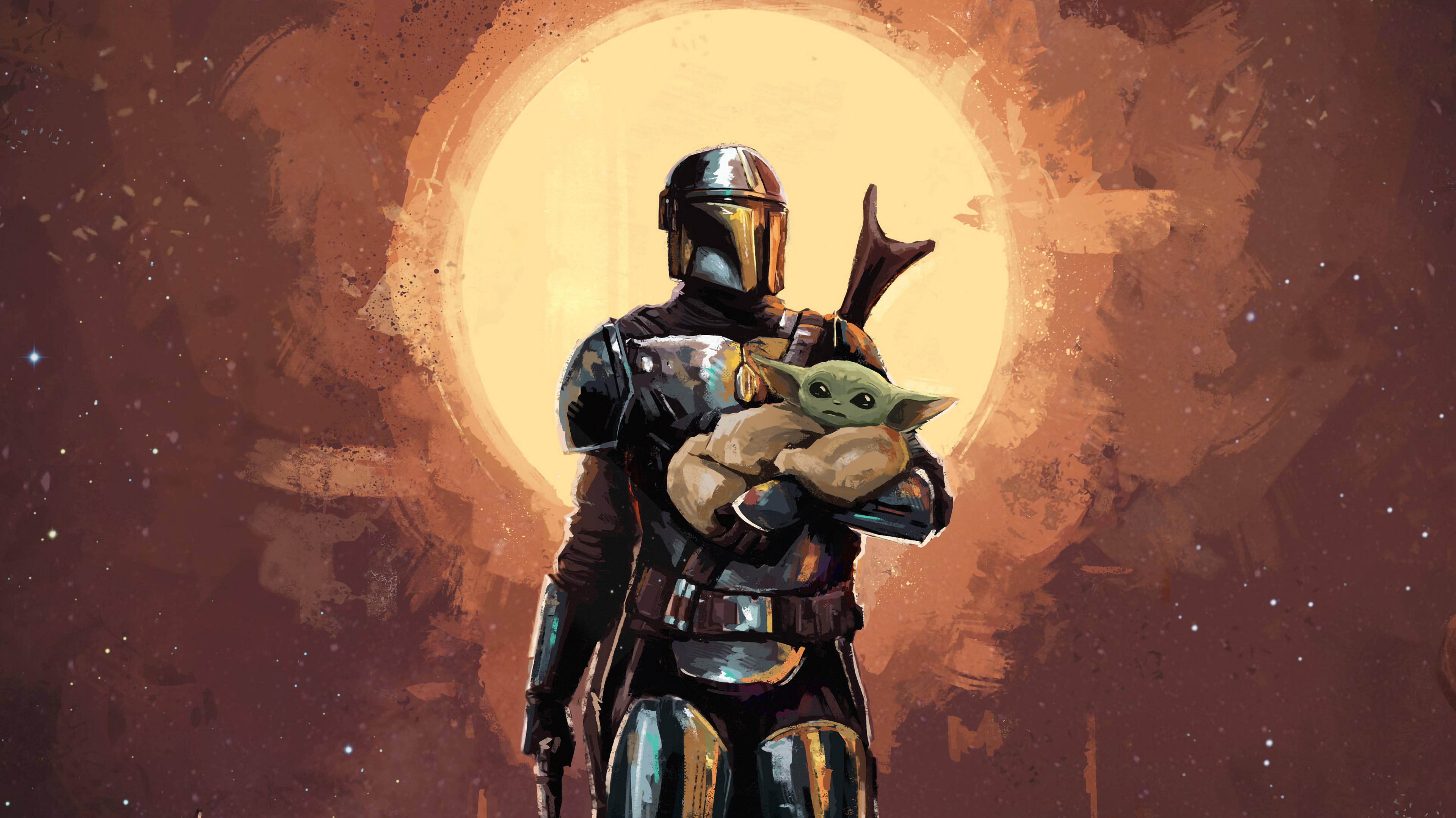 8K Mandalorian Wallpaper Free 8K