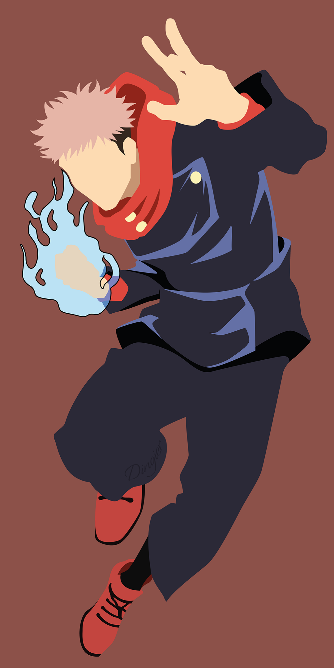 Yuji Itadori Phone Wallpaper