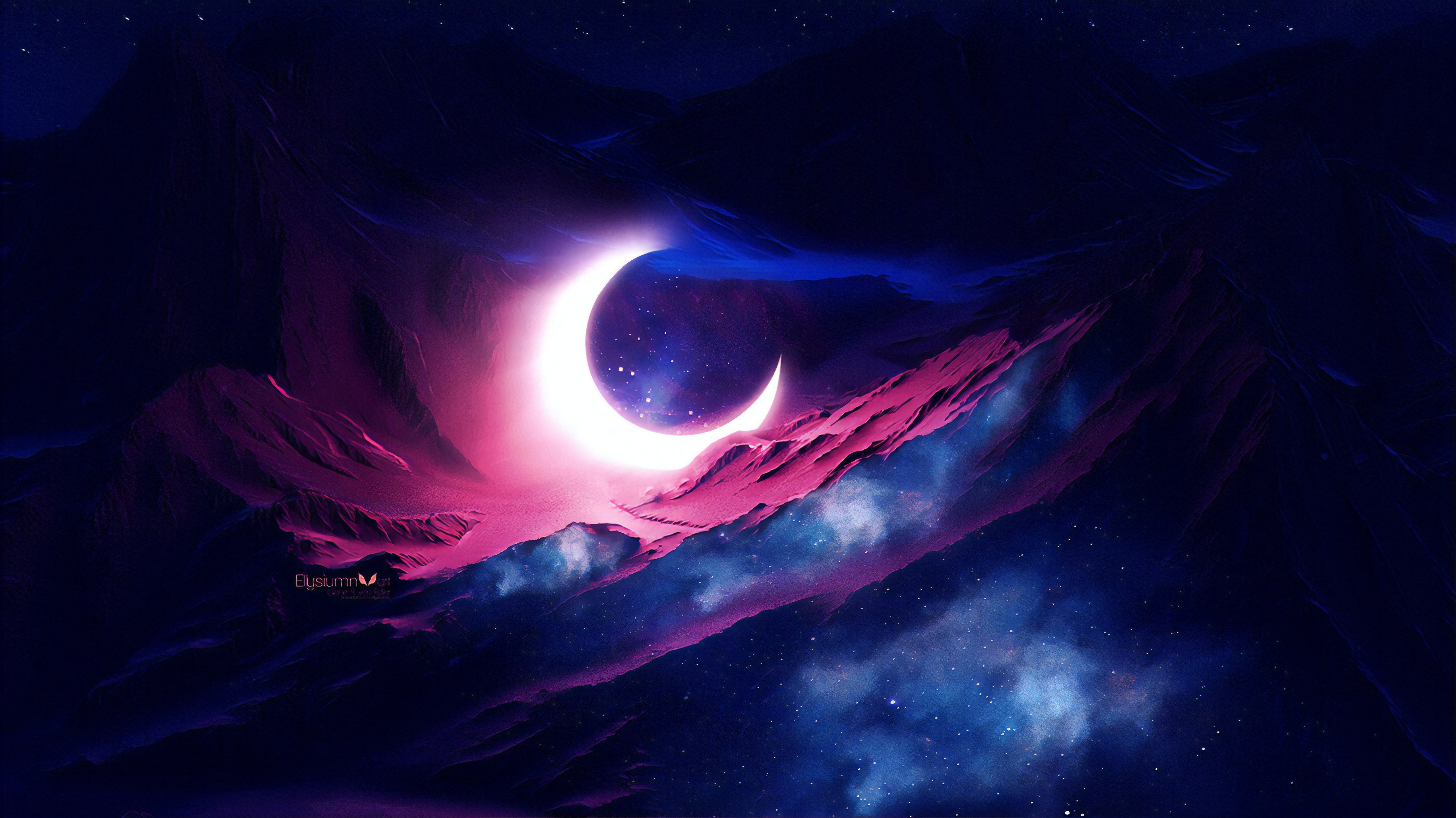Fallen Moon 4k Wallpaper, HD Artist Wallpaper, 4k Wallpaper, Image, Background, Photos and Picture