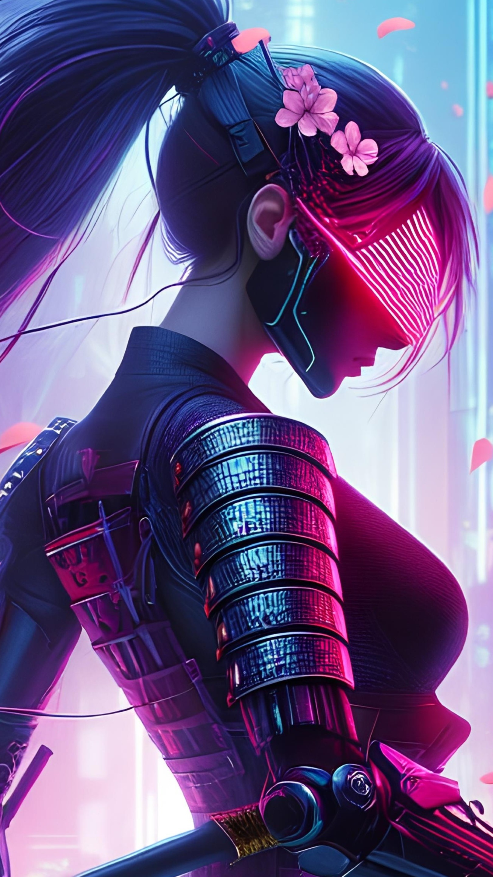 Cyberpunk Style Samurai