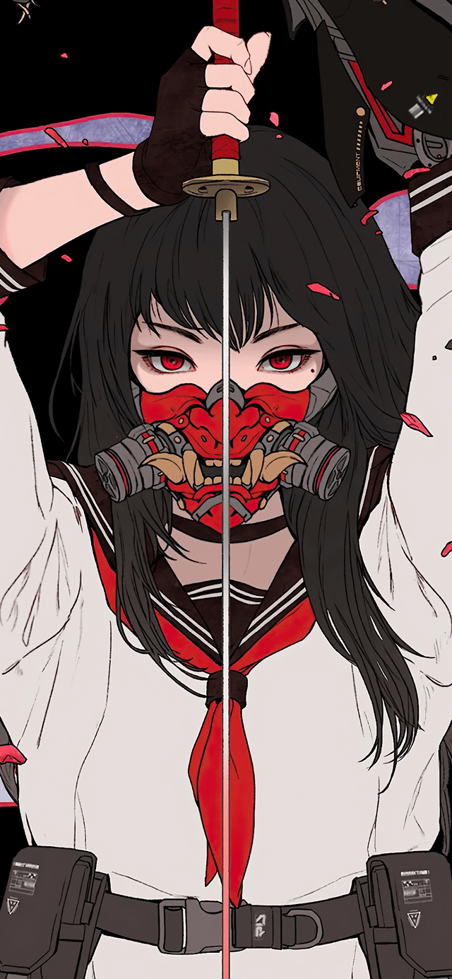 Samurai Oni Mobile Wallpaper, r