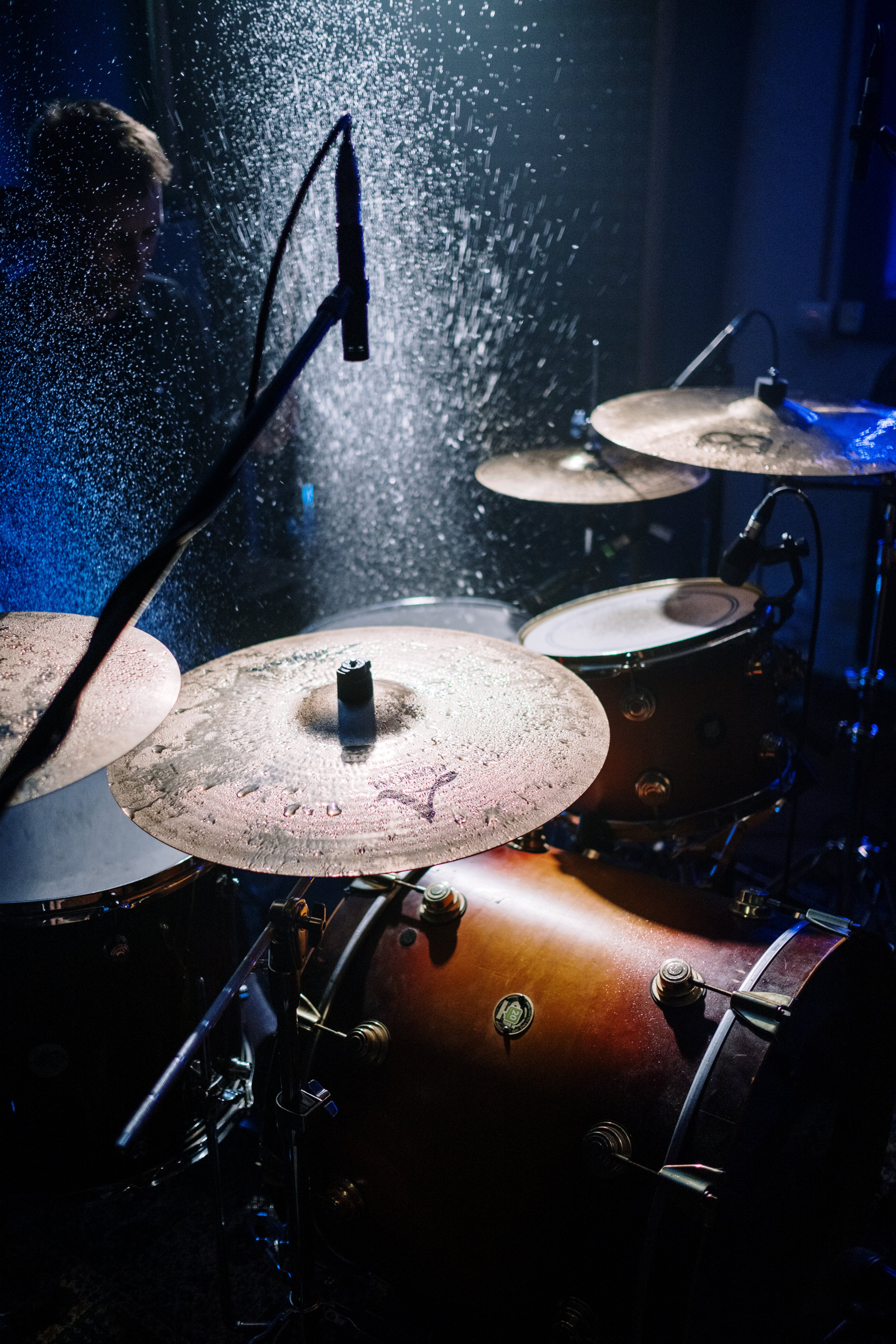 Splash of Water on a Drum Set · Free