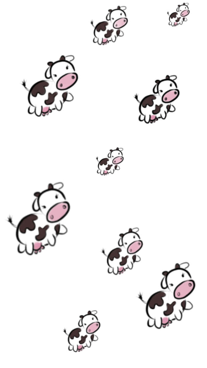 Kawaii Cow Wallpaper