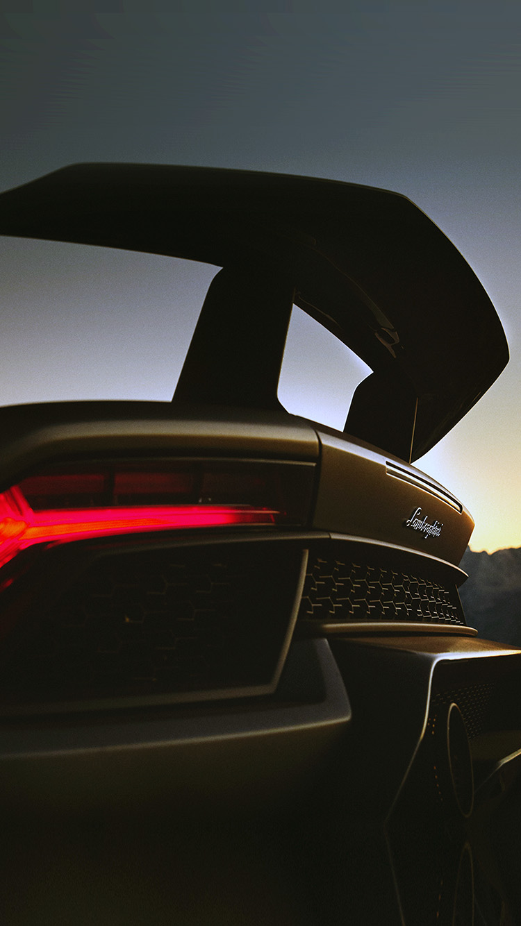 Lamborghini Car Dark Art Illustration