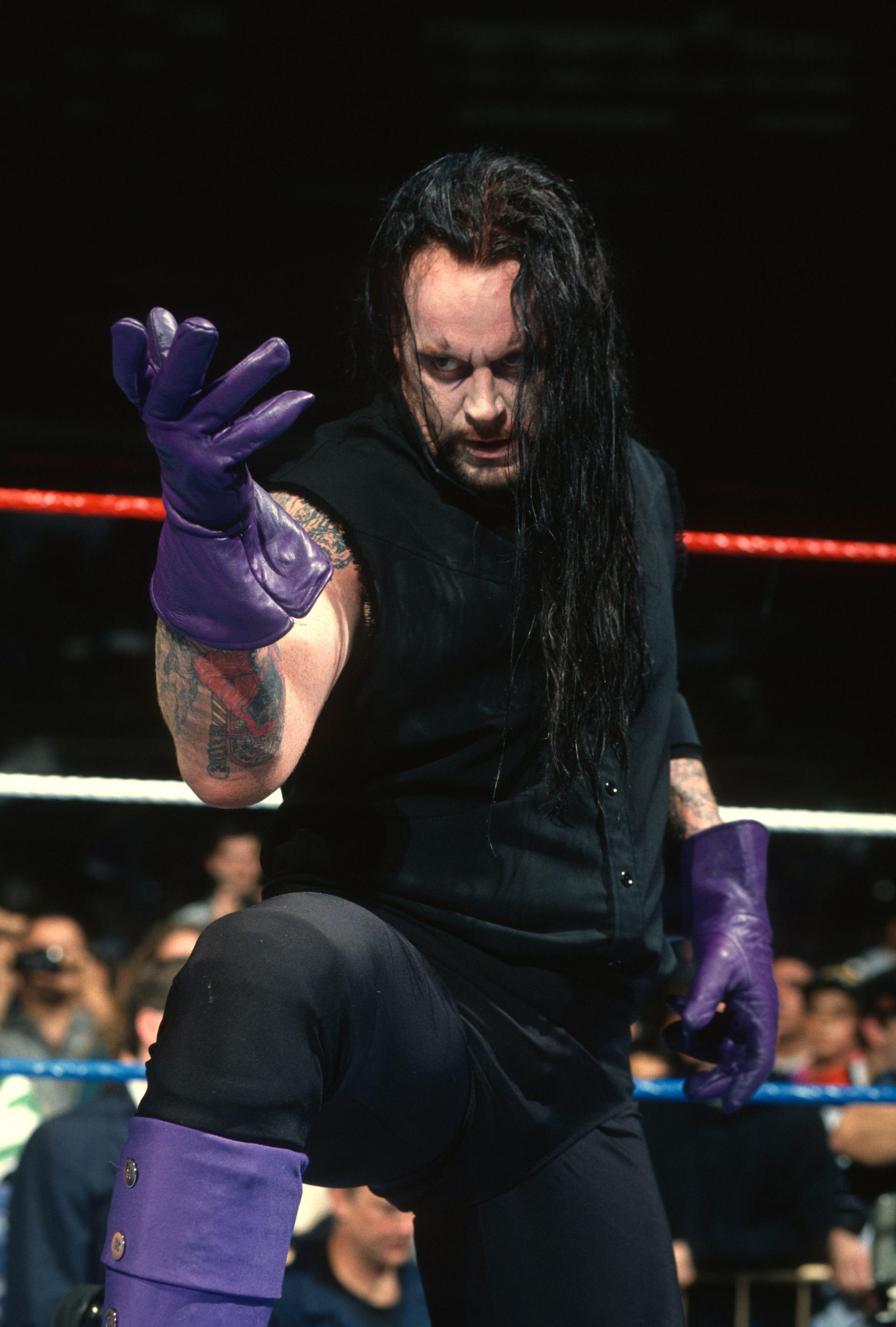 The undertaker at WrestleMania