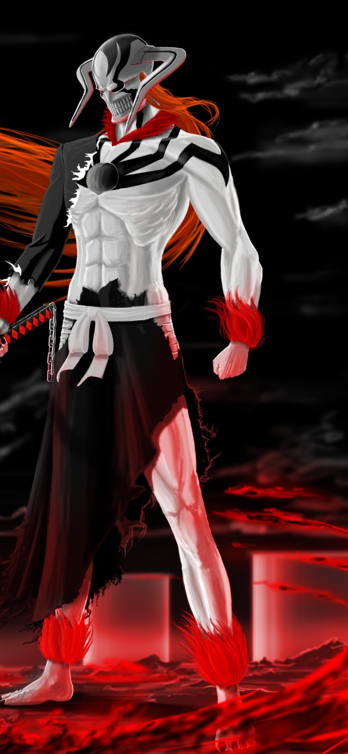 Ichigo Vasto Lorde Bleach Wallpaper