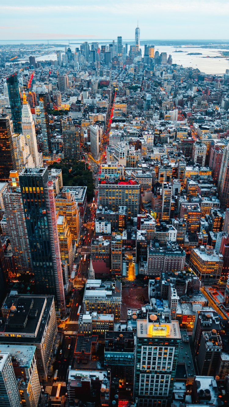Download wallpaper 750x1334 cityscape
