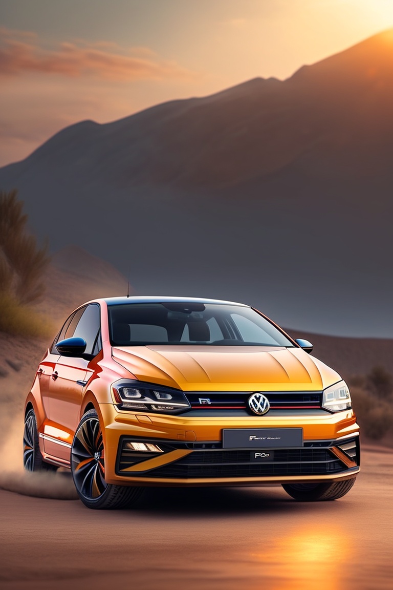 Volkswagen polo, ultra realistic, 4k