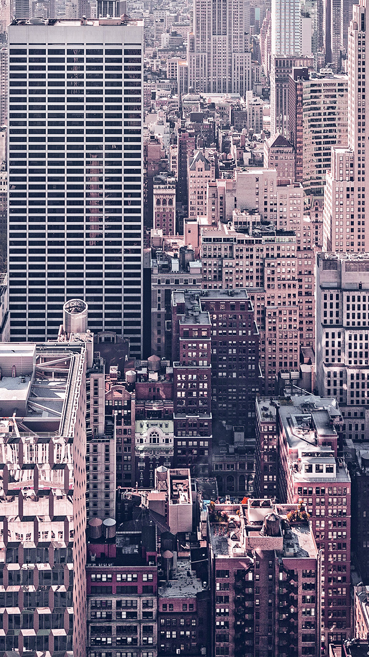 City View Building Skyscraper Pink
