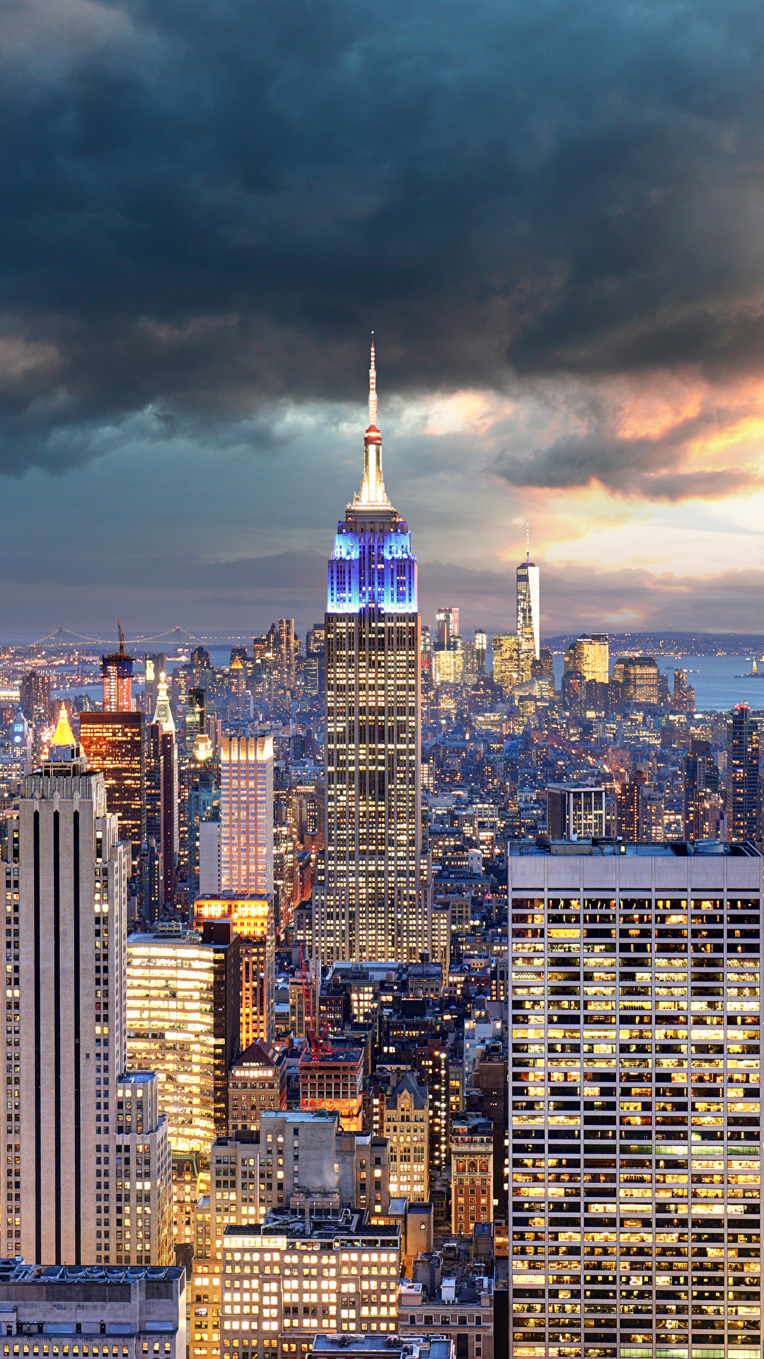 USA Megapolis Skyscrapers 1080x1920