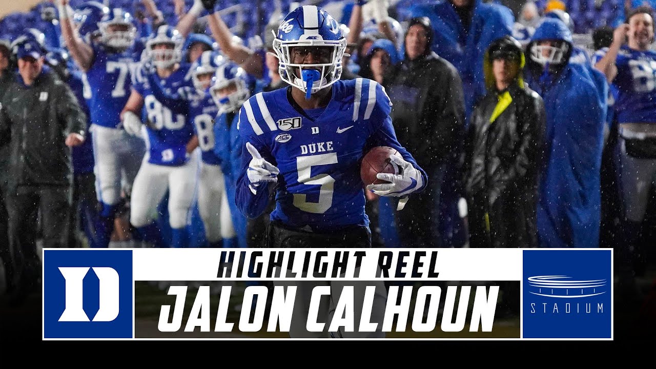 Duke WR Jalon Calhoun Highlight Reel