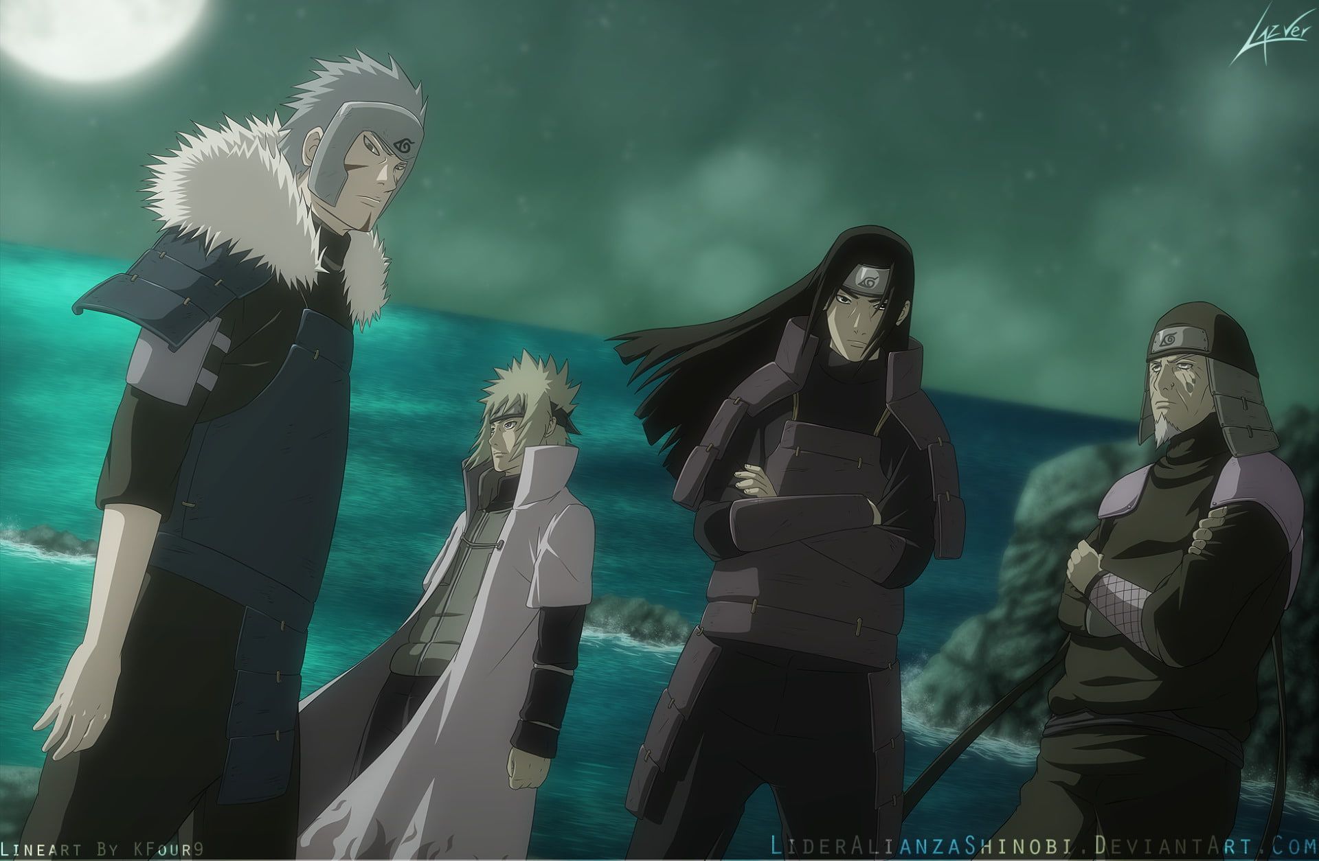 Anime #Naruto Hashirama Senju Hiruzen