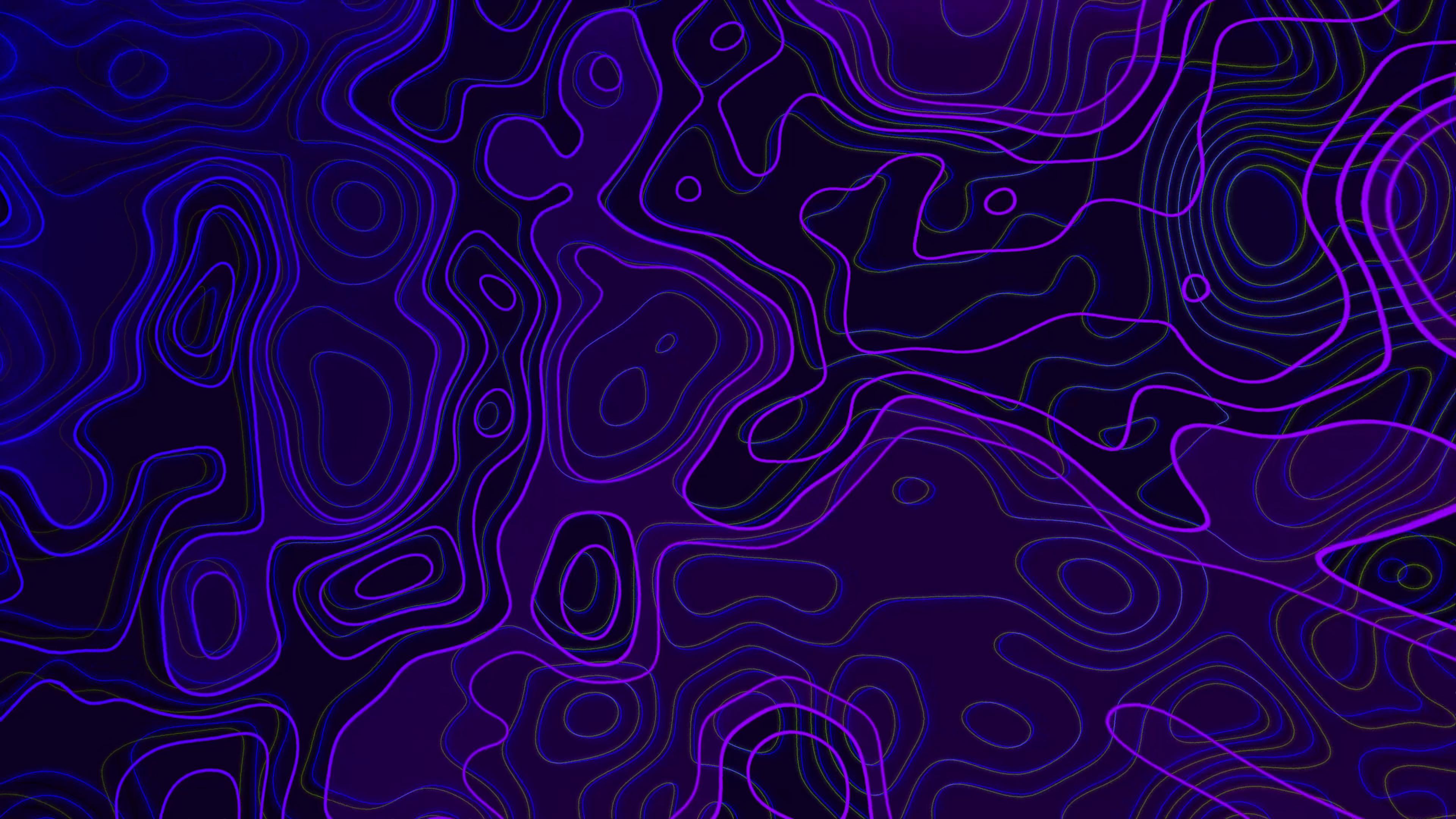 Abstract Purple Topo Live Wallpaper