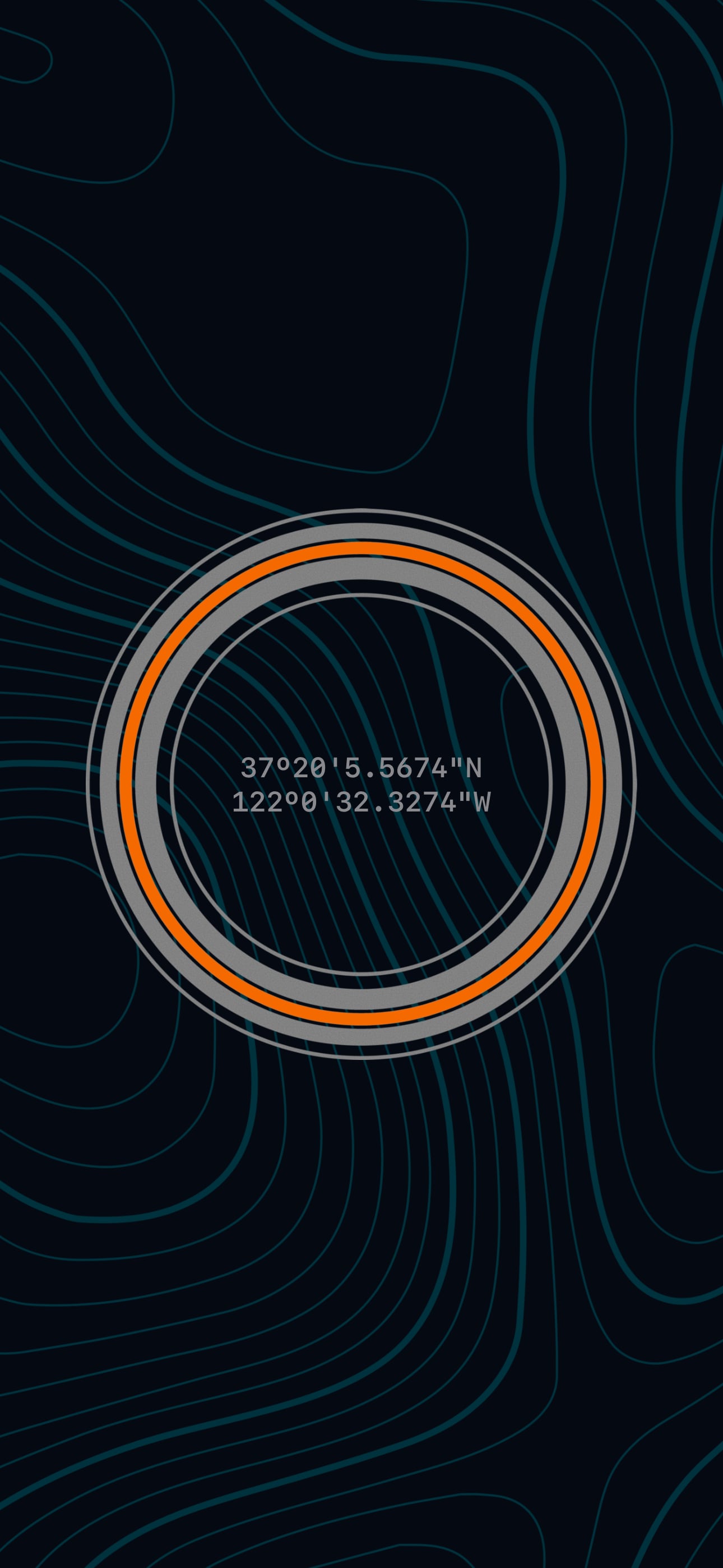 Topographical Apple Park Wallpaper