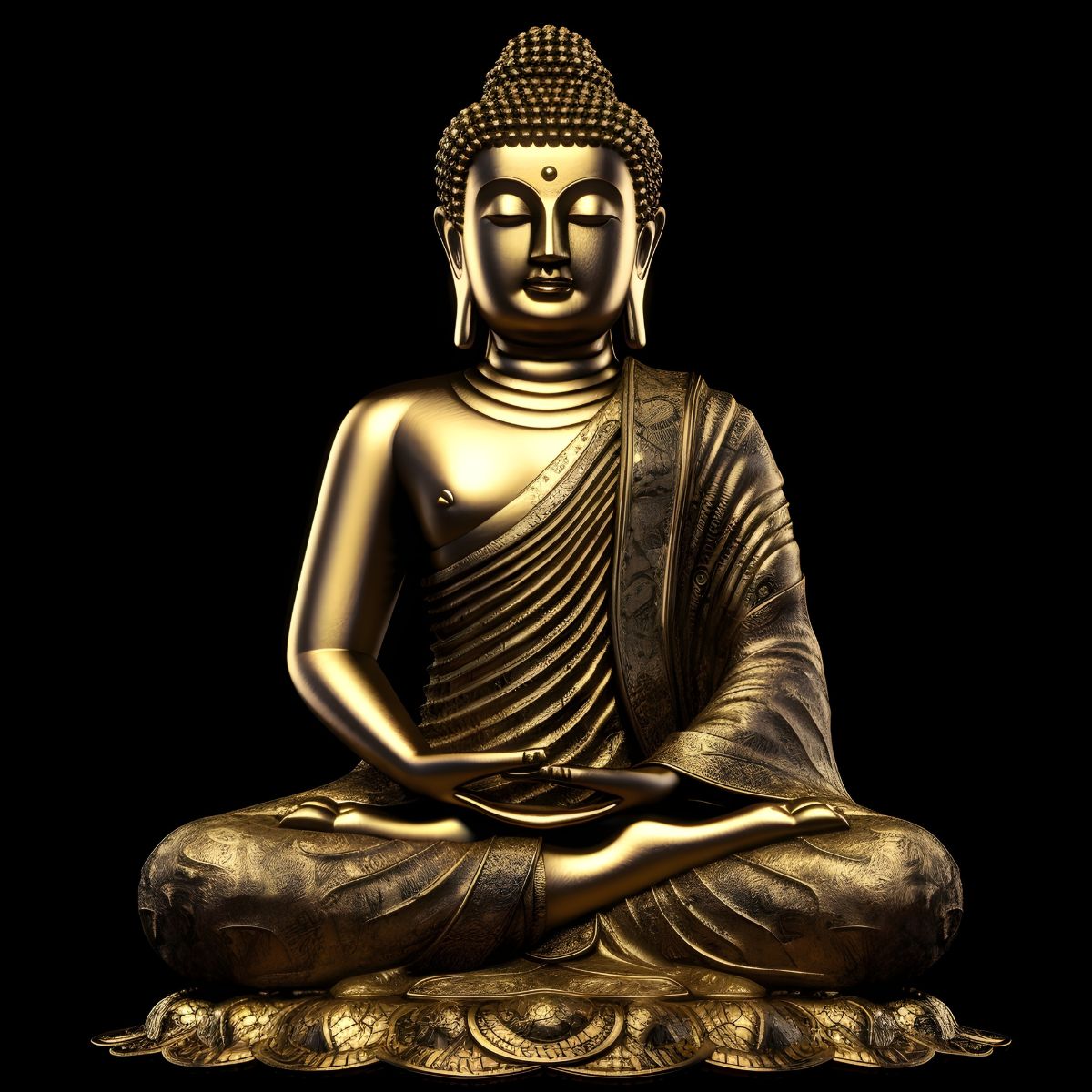 Golden Harmony Lounge 3D Buddha