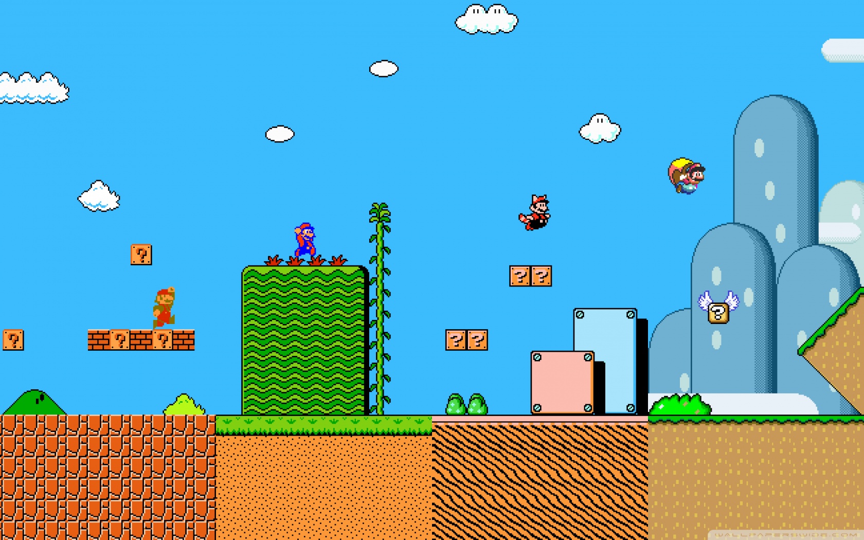 Super Mario History UltraHD Wallpaper