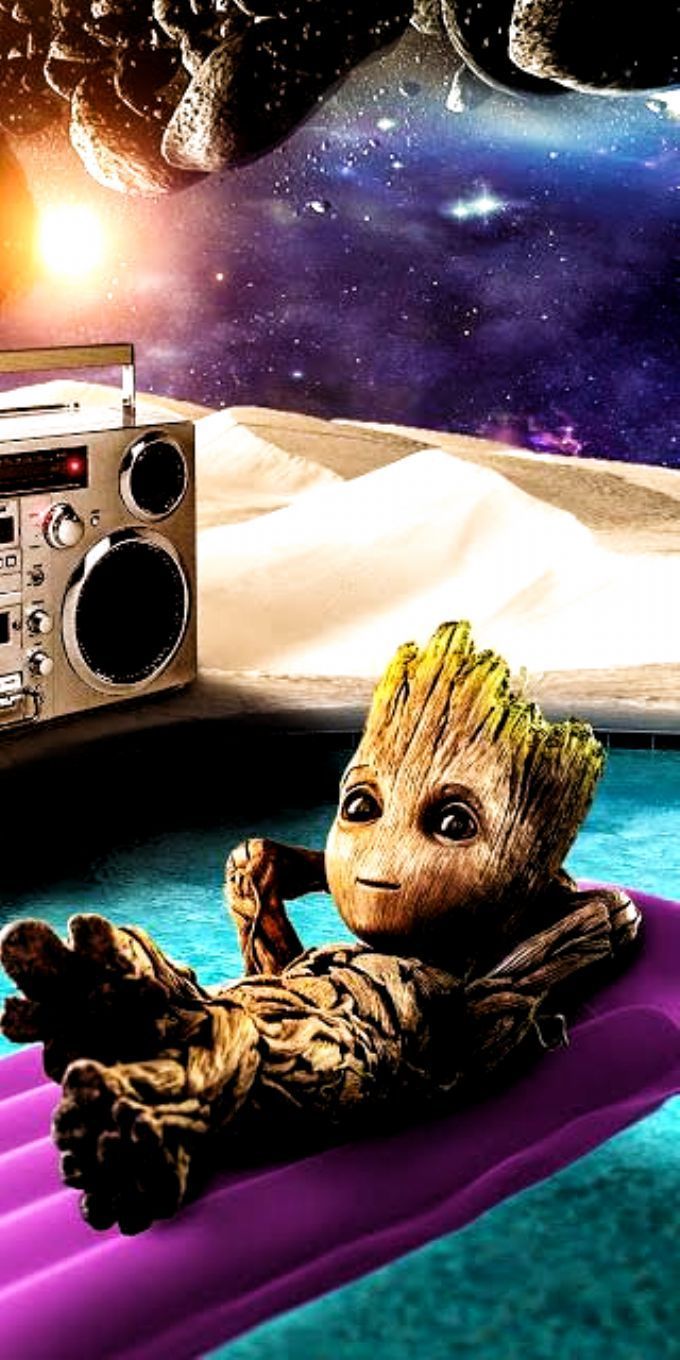 Groot marvel, Avengers wallpaper, Baby