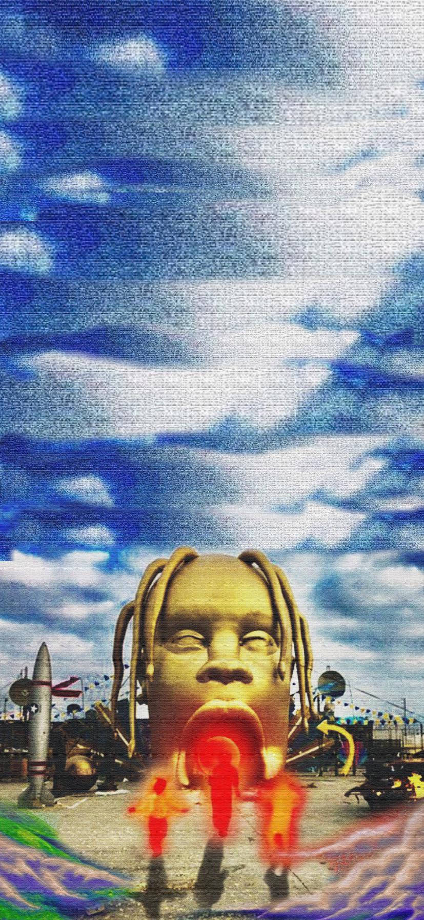 Astroworld iPhone Wallpaper