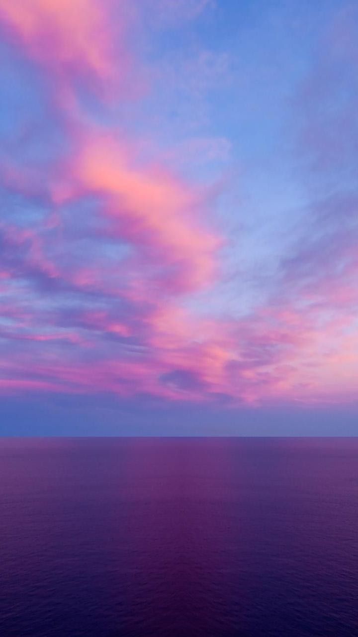 Purple Sky iPhone Wallpaper