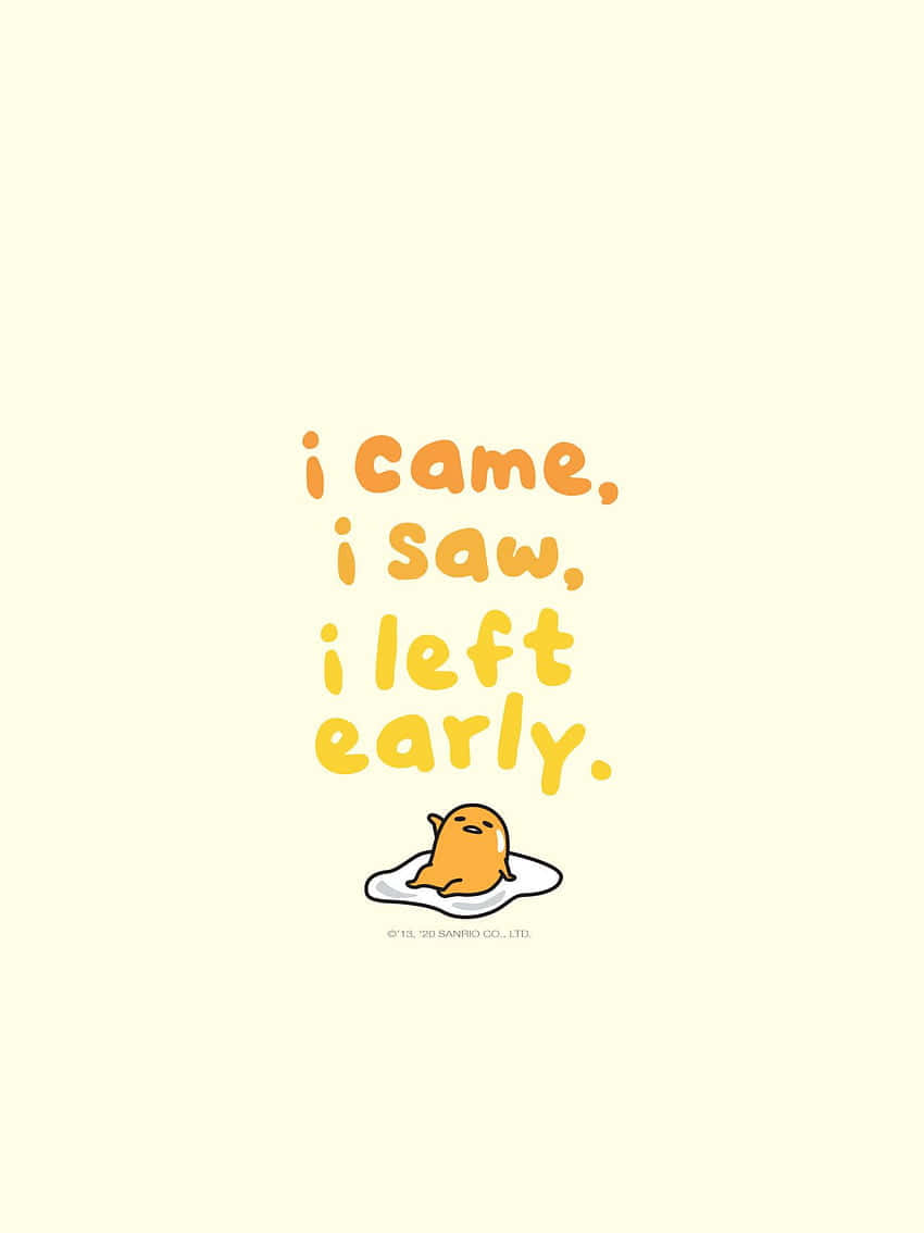 Fun Calls with Gudetama! Wallpaper