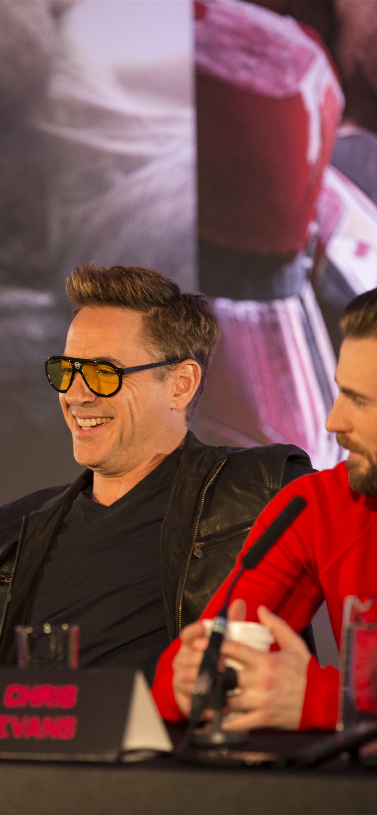 Robert Downey Jr and Chris Evans