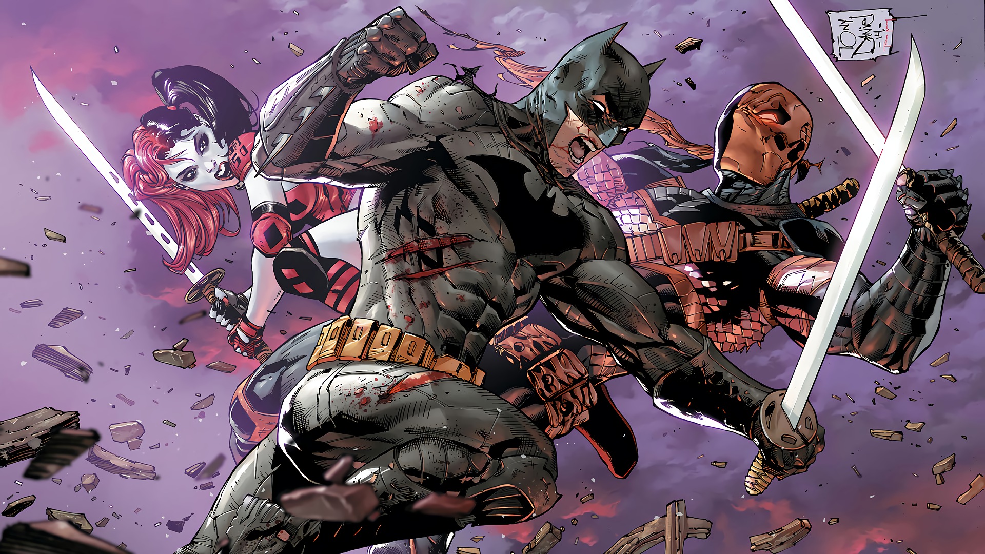 Batman vs Deathstroke