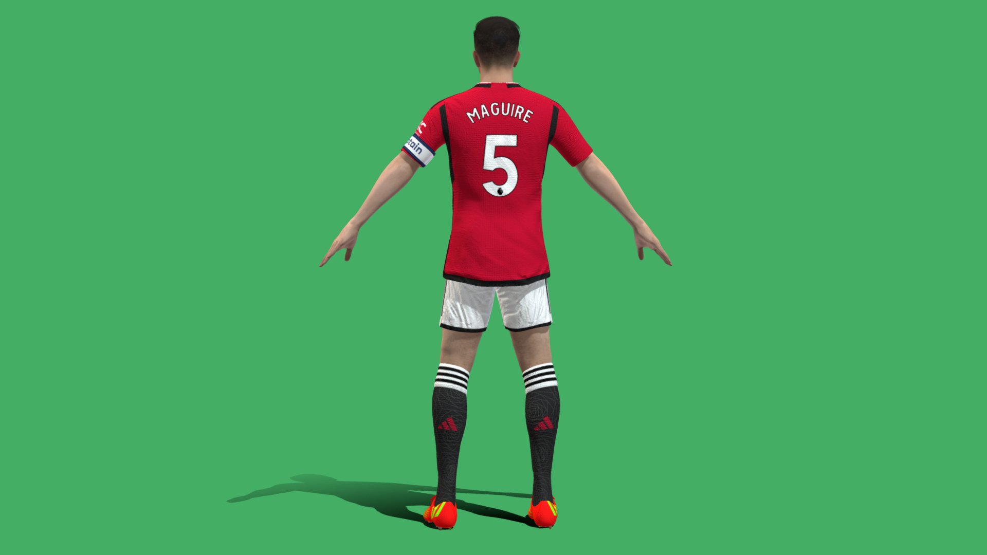 3D file 3D Rigged Harry Maguire