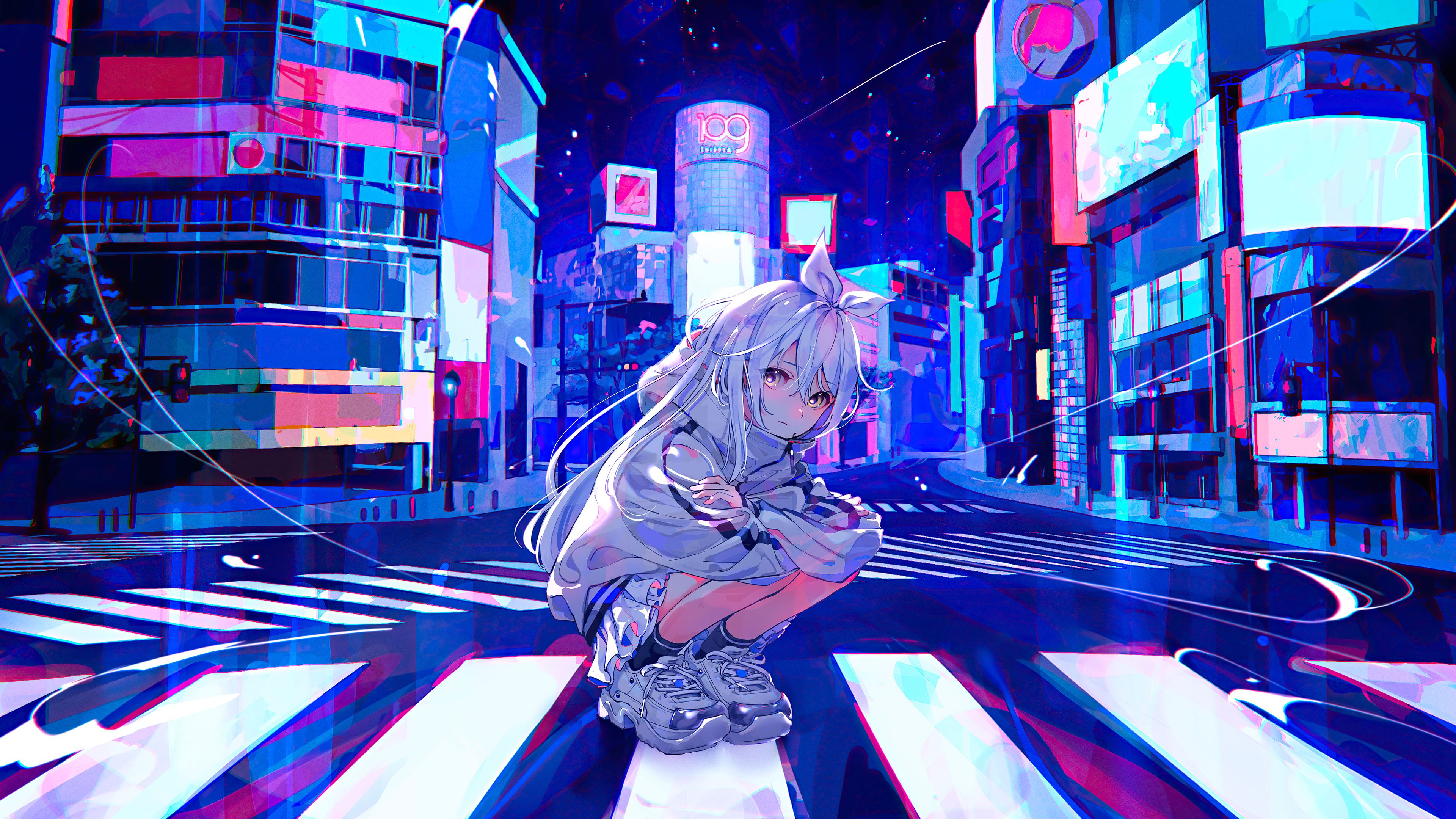 Virtual Youtuber Anime Girl 4k