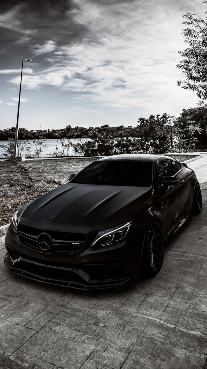 Black Mercedes #wallpaper #iphone