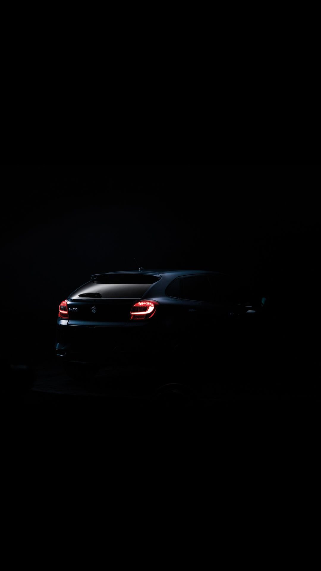 Mercedes car in dark background